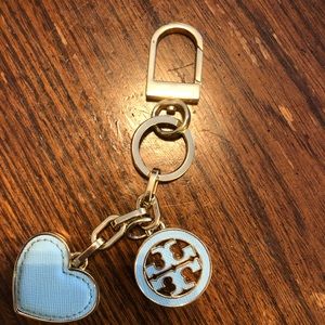 Tory Burch Blue keychain